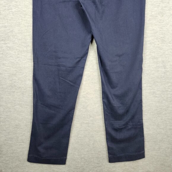 J.CRW High-Rise Girlfriend Chino Navy Blue Casual Pant Size 00 NEW - Picture 4 of 10